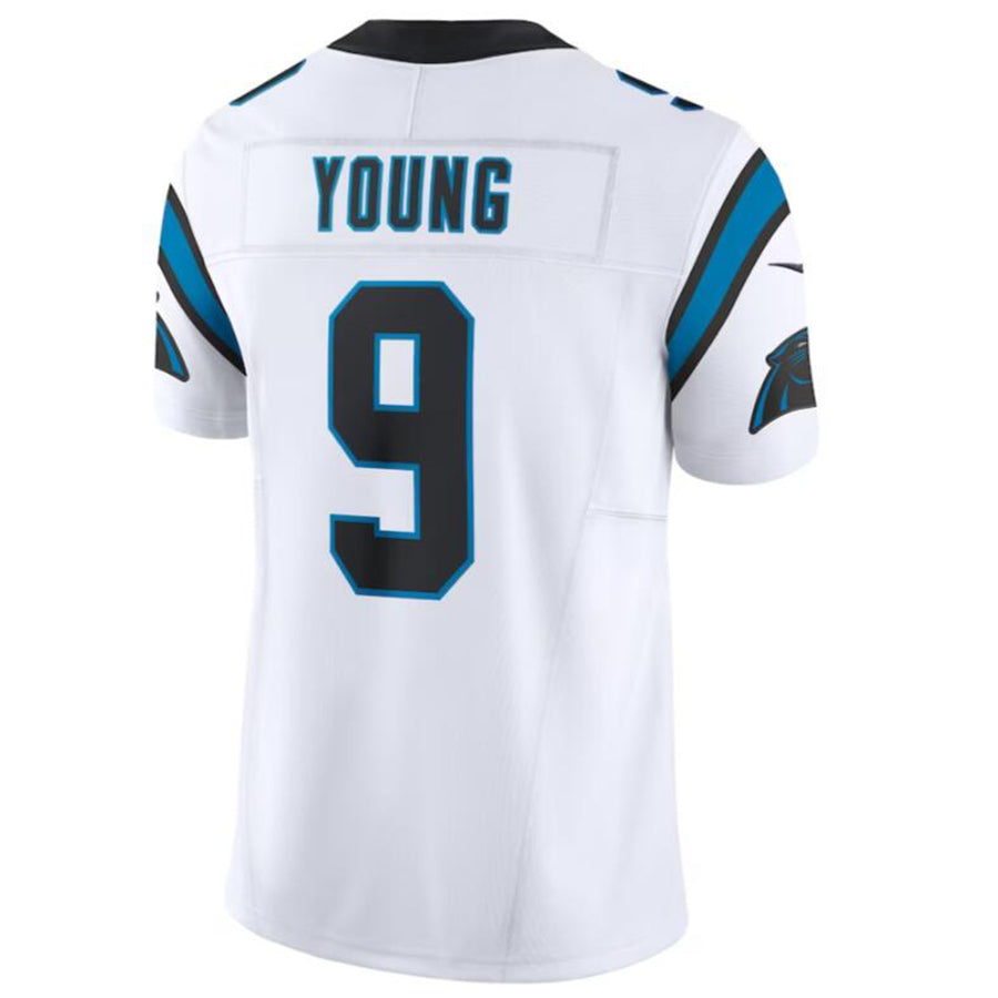 Kooe C.Panthers #9 Bryce Young White Vapor F.U.S.E. Limited Jersey American Stitched Jerseys