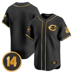 Kooe C.Reds Black-Gold Vapor Premier Limited Home Blank Player Stitched Jerseys