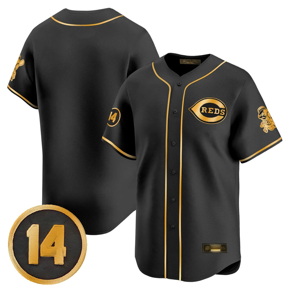 Kooe C.Reds Black-Gold Vapor Premier Limited Home Blank Player Stitched Jerseys