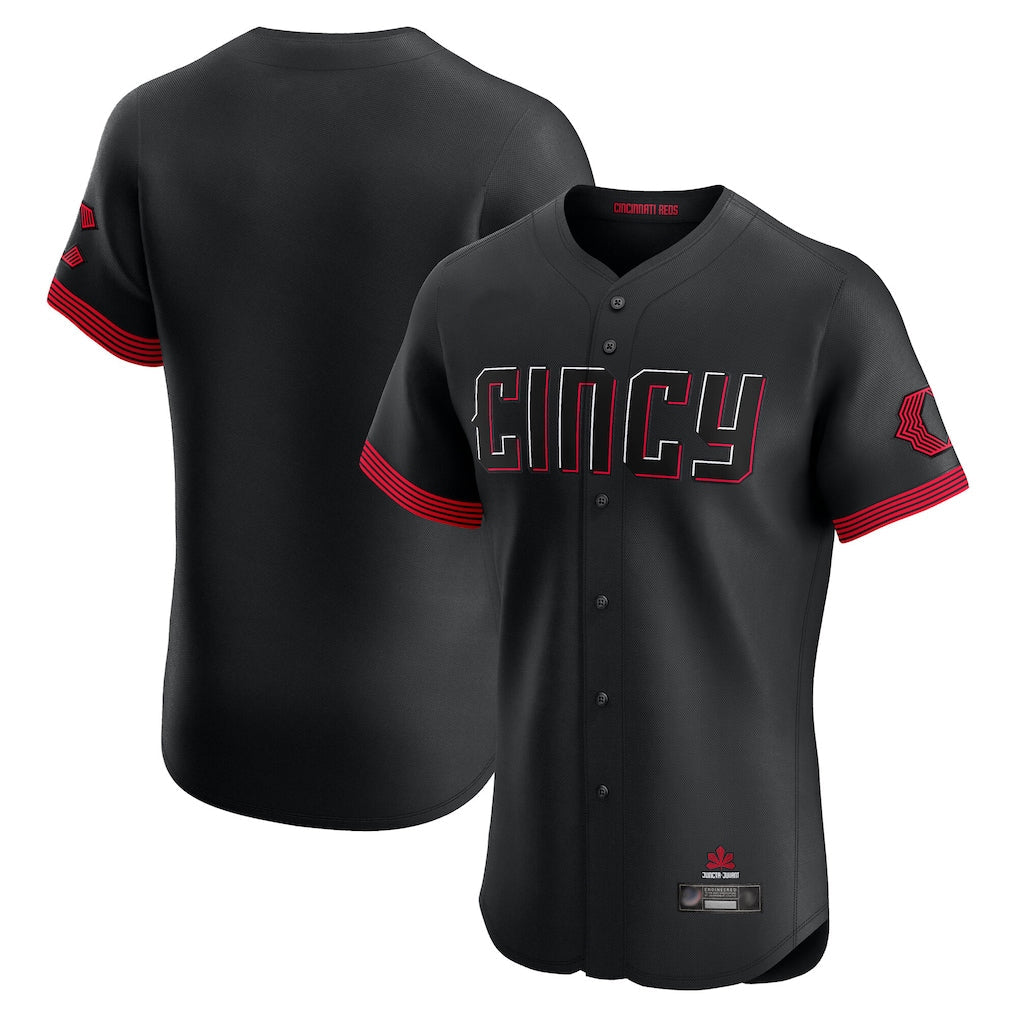 Kooe C.Reds Black City Connect Limited Elite Home Blank Player Stitched Jerseys
