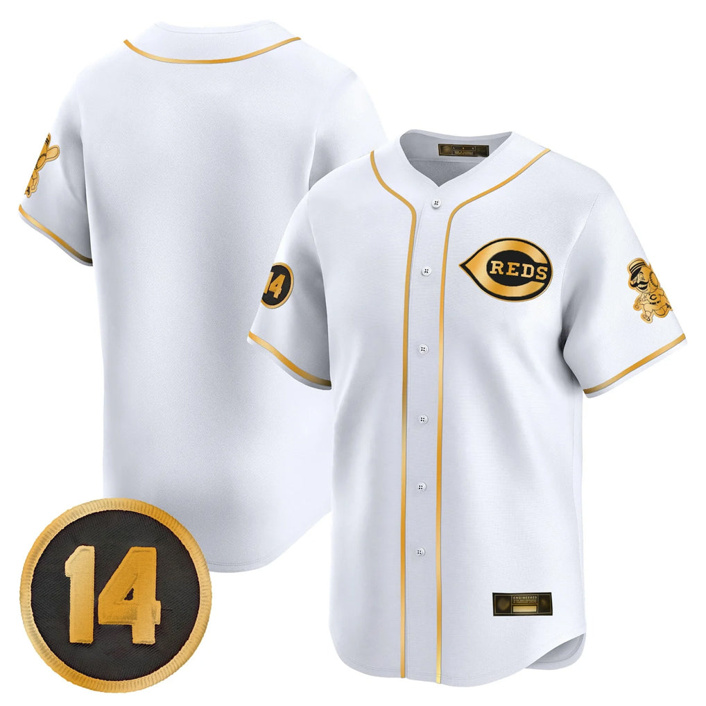 Kooe C.Reds White-Gold Vapor Premier Limited Home Blank Player Stitched Jerseys