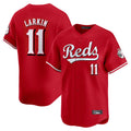 Kooe C.Reds #11 Barry Larkin Player Red Home Limited Stitched Jerseys
