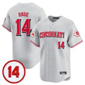 Kooe C.Reds #14 Pete Rose Player Gray Vapor Premier Limited Home Stitched Jerseys