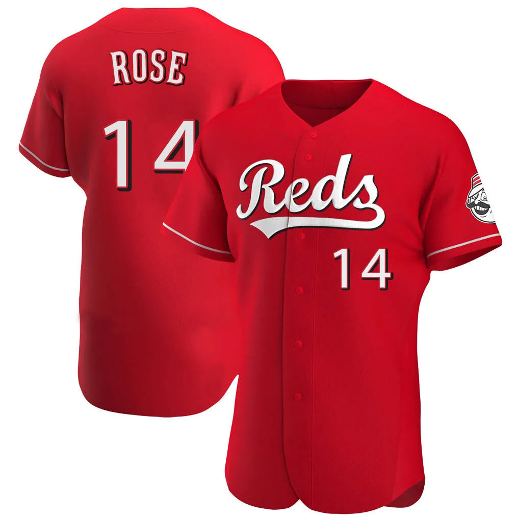 Kooe C.Reds #14 Pete Rose Player Red Limited Elite Home Stitched Jerseys