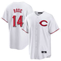 Kooe C.Reds #14 Pete Rose Player White Home Game Stitched Jerseys