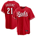 Kooe C.Reds #21 Hunter Greene Player Red Home Game Stitched Jerseys