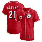 Kooe C.Reds #21 Hunter Greene Player Red Limited Elite Home Game Stitched Jerseys