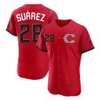 Kooe C.Reds #28 Eugenio Su¨¢rez Player Red 2026 City Connect Limited Elite Home Stitched Jerseys