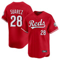 Kooe C.Reds #28 Eugenio Su¨¢rez Player Red Home Limited Stitched Jerseys