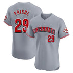 Kooe C.Reds #29 TJ Friedl Player Gray Limited Elite Home Stitched Jerseys