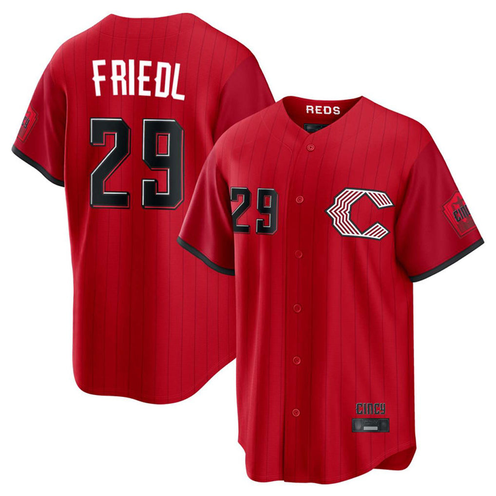 Kooe C.Reds #29 TJ Friedl Player Red 2026 City Connect Home Game Stitched Jerseys