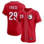 Kooe C.Reds #29 TJ Friedl Player Red Limited Elite Home Game Stitched Jerseys