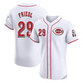 Kooe C.Reds #29 TJ Friedl Player White Limited Elite Home Stitched Jerseys