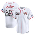 Kooe C.Reds #29 TJ Friedl Player White Speedway Classic Home Limited Stitched Jerseys
