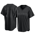 Kooe C.Reds #30 Ken Griffey Player Black T-shirt Game Home Stitched Jerseys