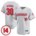Kooe C.Reds #30 Ken Griffey Player Gray Vapor Premier Limited Home Stitched Jerseys