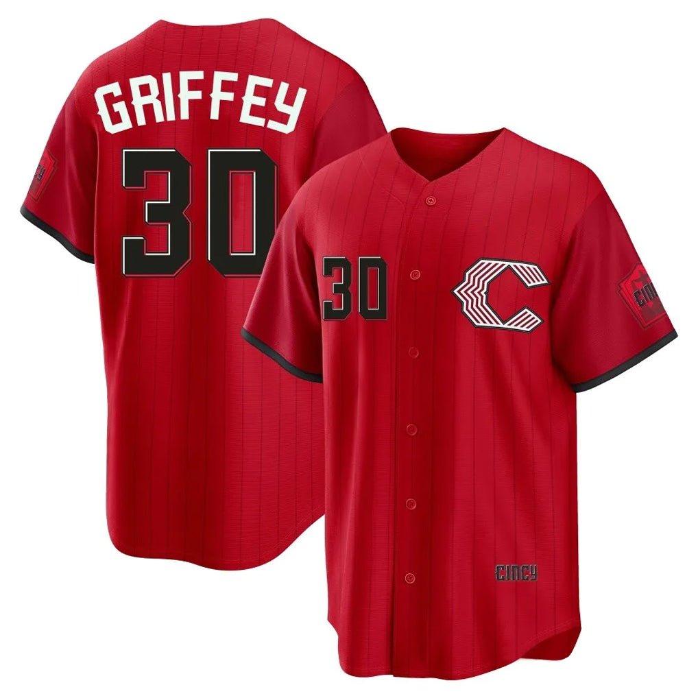 Kooe C.Reds #30 Ken Griffey Player Red 2026 City Connect Home Game Stitched Jerseys