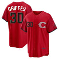 Kooe C.Reds #30 Ken Griffey Player Red 2026 City Connect Home Game Stitched Jerseys