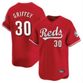 Kooe C.Reds #30 Ken Griffey Player Red Home Limited Stitched Jerseys