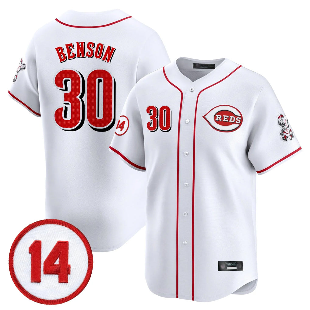 Kooe C.Reds #30 Ken Griffey Player White Vapor Premier Limited Home Stitched Jerseys