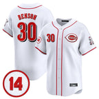 Kooe C.Reds #30 Ken Griffey Player White Vapor Premier Limited Home Stitched Jerseys