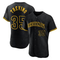 Kooe C.Reds #35 Jose Trevino Player Black Snake Skin City Limited Elite Home Stitched Jerseys