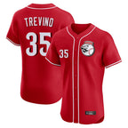 Kooe C.Reds #35 Jose Trevino Player Red Limited Elite Home Game Stitched Jerseys