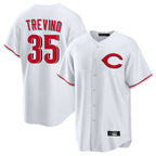 Kooe C.Reds #35 Jose Trevino Player White Home Game Stitched Jerseys