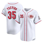Kooe C.Reds #35 Jose Trevino Player White Home Limited Stitched Jerseys