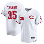 Kooe C.Reds #35 Jose Trevino Player White Limited Home Stitched Jerseys