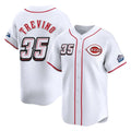 Kooe C.Reds #35 Jose Trevino Player White Speedway Classic Home Limited Stitched Jerseys