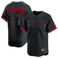 Kooe C.Reds #37 Tyler Stephenson Player Black City Connect Home Limited Stitched Jerseys