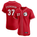 Kooe C.Reds #37 Tyler Stephenson Player Red Limited Elite Home Game Stitched Jerseys