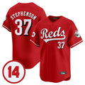 Kooe C.Reds #37 Tyler Stephenson Player Red Vapor Premier Limited Home Stitched Jerseys