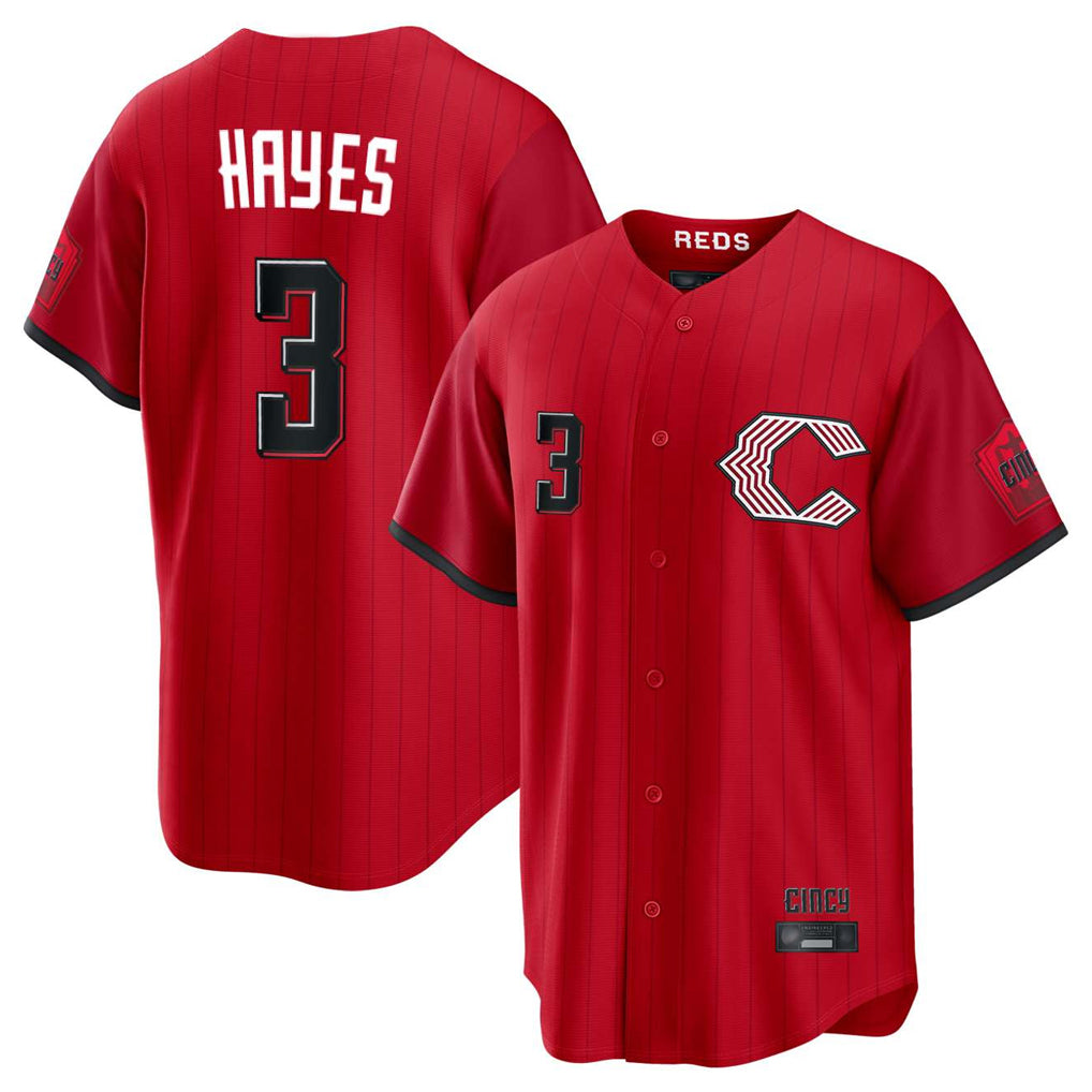 Kooe C.Reds #3 Ke'Bryan Hayes Player Red 2026 City Connect Home Game Stitched Jerseys