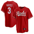 Kooe C.Reds #3 Ke'Bryan Hayes Player Red Home Game Stitched Jerseys