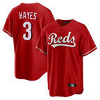 Kooe C.Reds #3 Ke'Bryan Hayes Player Red Home Game Stitched Jerseys
