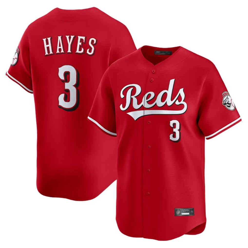 Kooe C.Reds #3 Ke'Bryan Hayes Player Red Home Limited Stitched Jerseys