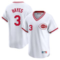 Kooe C.Reds #3 Ke'Bryan Hayes Player White Cooperstown Collection Limited T-shirt Home Stitched Jerseys