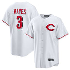 Kooe C.Reds #3 Ke'Bryan Hayes Player White Home Game Stitched Jerseys
