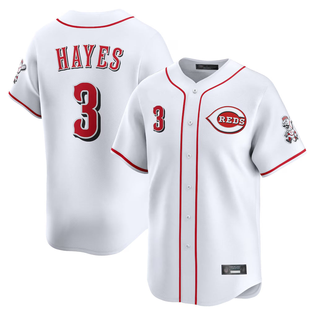 Kooe C.Reds #3 Ke'Bryan Hayes Player White Home Limited Stitched Jerseys