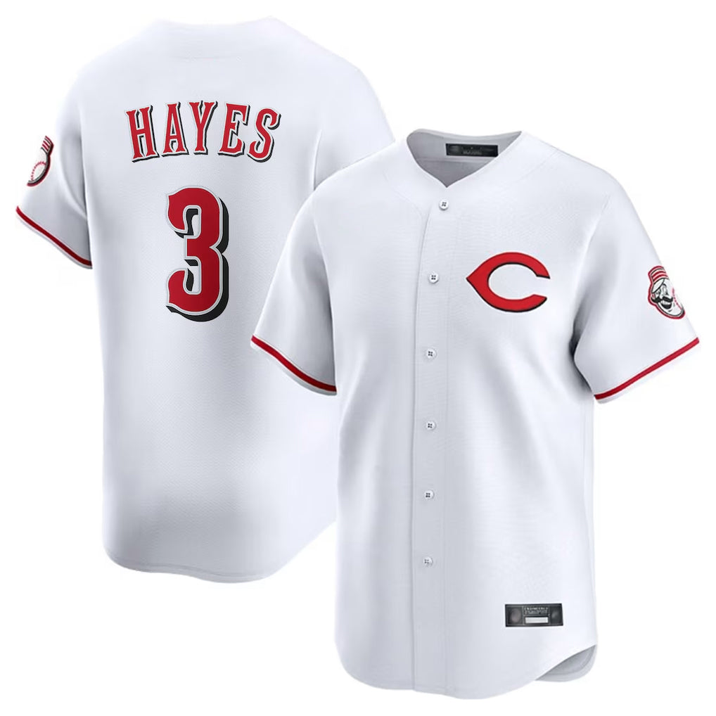 Kooe C.Reds #3 Ke'Bryan Hayes Player White Limited Home Stitched Jerseys