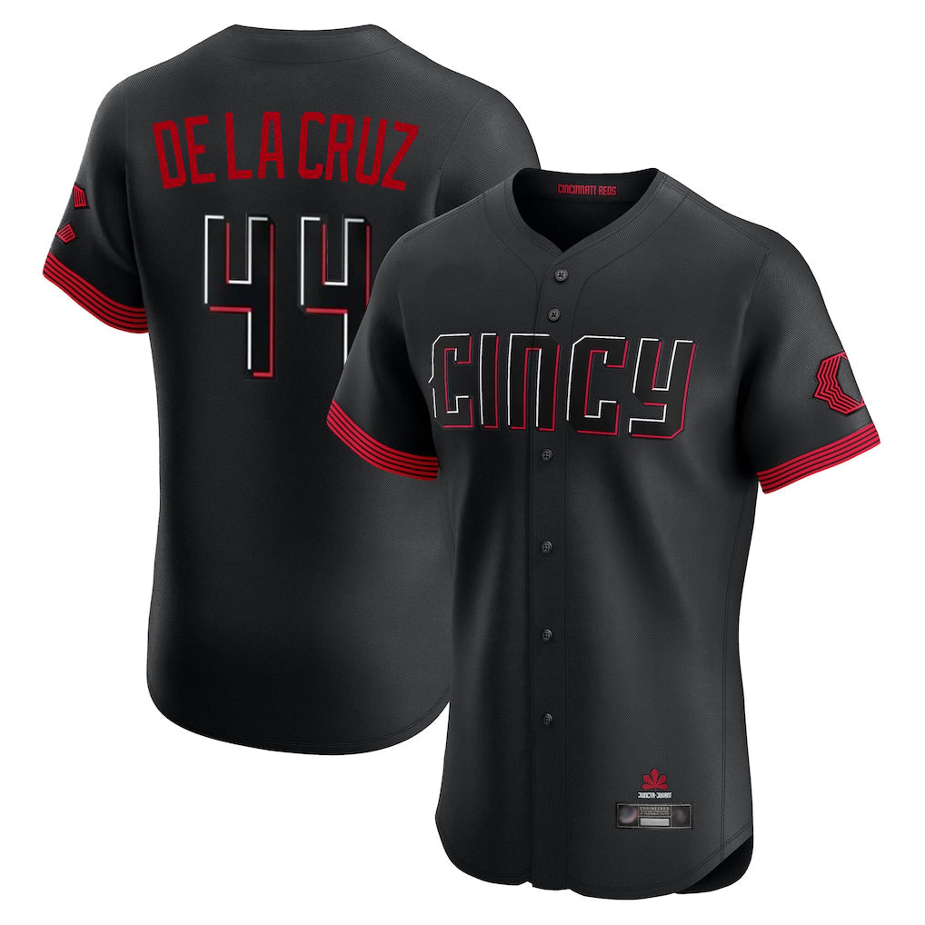 Kooe C.Reds #44 Elly De La Cruz Player Black City Connect Limited Elite Home Stitched Jerseys
