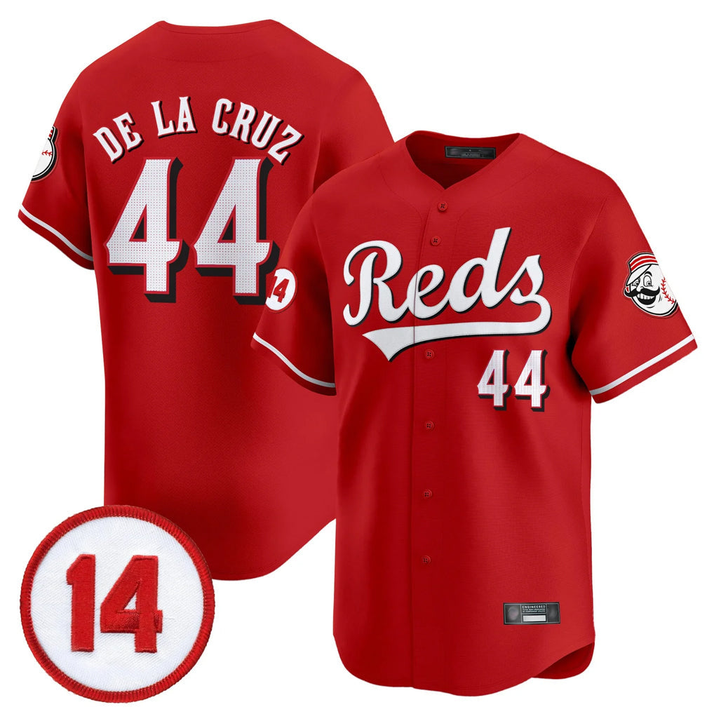 Kooe C.Reds #44 Elly De La Cruz Player Red Vapor Premier Limited Home Stitched Jerseys