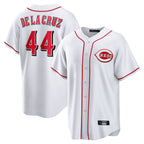 Kooe C.Reds #44 Elly De La Cruz Player White Game Home Stitched Jerseys