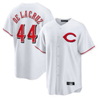 Kooe C.Reds #44 Elly De La Cruz Player White Home Game Stitched Jerseys