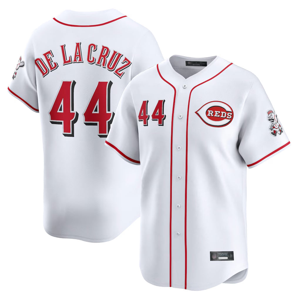 Kooe C.Reds #44 Elly De La Cruz Player White Home Limited Stitched Jerseys