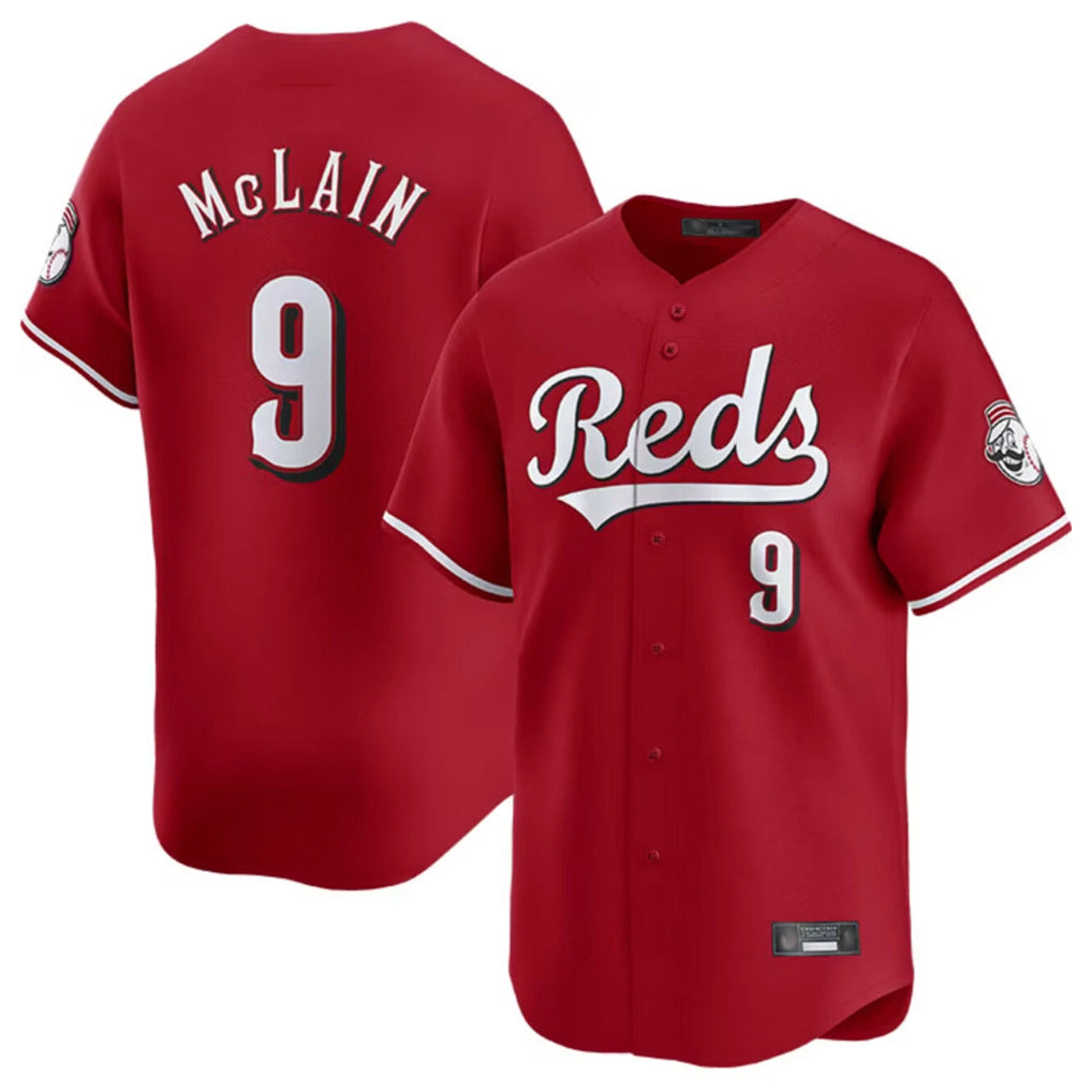 Kooe C.Reds #9 Matt McLain Player Red Home Limited Stitched Jerseys