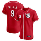 Kooe C.Reds #9 Matt McLain Player Red Limited Elite Home Game Stitched Jerseys