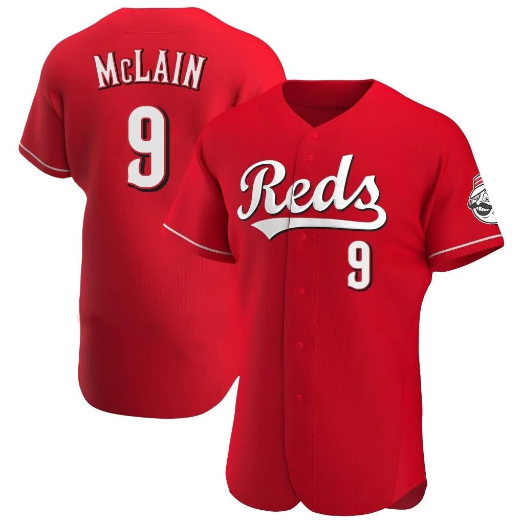 Kooe C.Reds #9 Matt McLain Player Red Limited Elite Home Stitched Jerseys